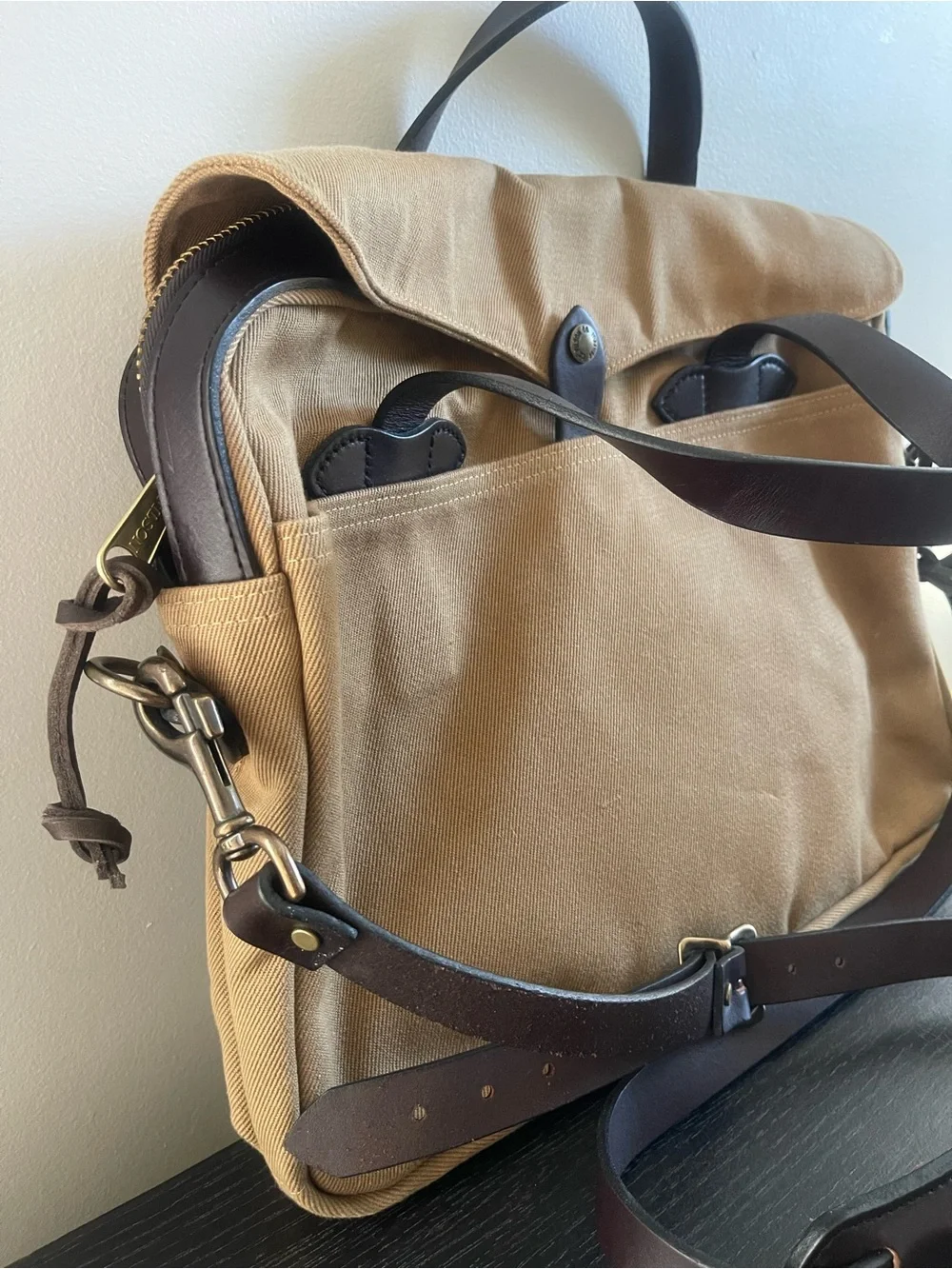 Filson Rugged Twill Original Briefcase in Tan